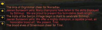 I'm the best blood elf here... they don't know me too well.
